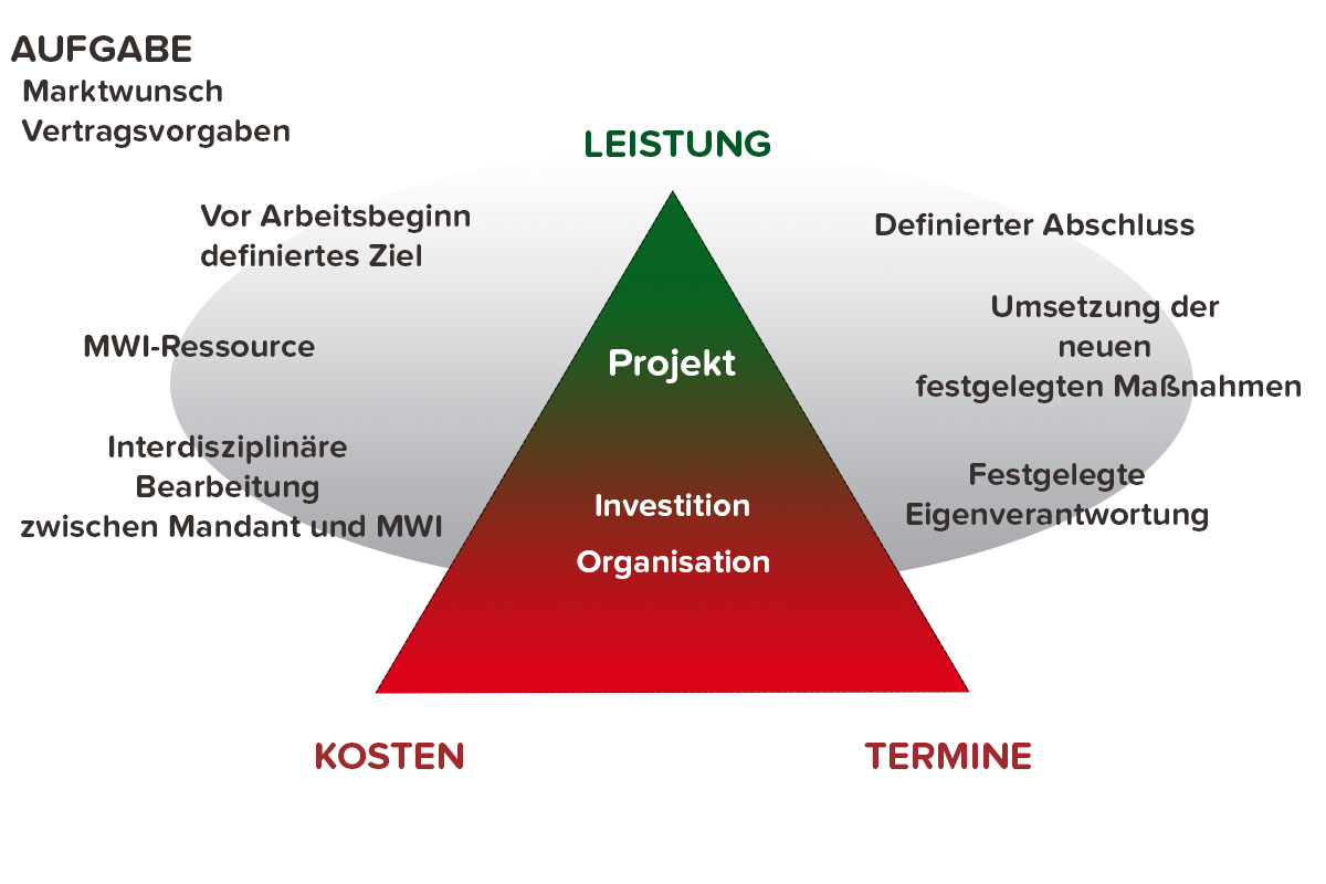 Grafik zur Erläuterung des Arbeitsablauf von MWI